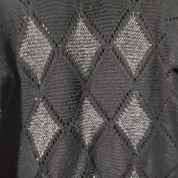 Olive and Oak Diamond Pattern Knit Sweater size L - Picture 3 of 5